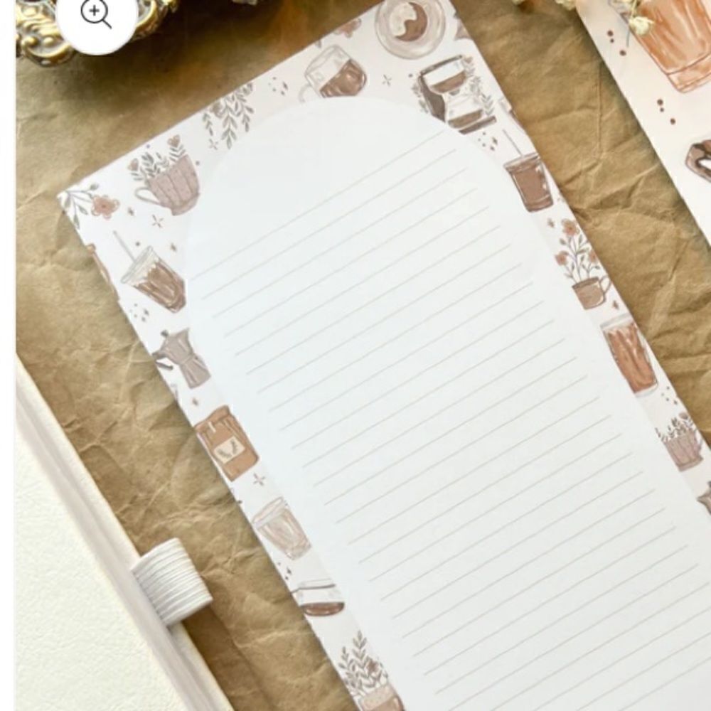 Notepad Caffe Latte design Papermintystudio design
